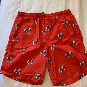 Georgia Bulldogs Swim Trunks - Columbia PFG